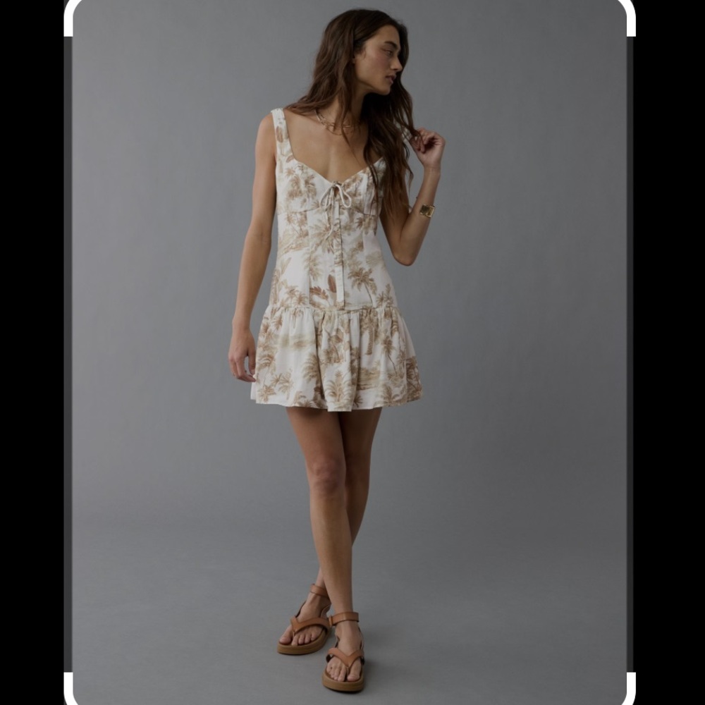 AE Drop Waist Corset Mini Dress